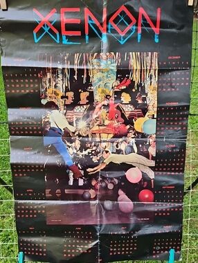 Vintage Rare Collectible 1981 NYC XENON  DANCE DISCO CLUB Poster